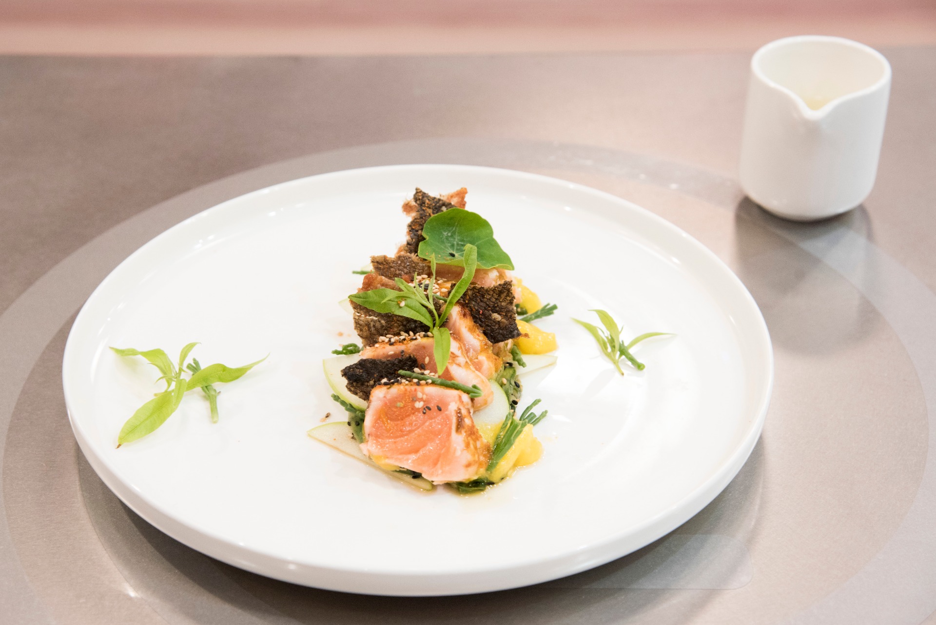 As inspirações asiáticas na elaboração de pratos delicados no aspeto mas robustos no sabor.